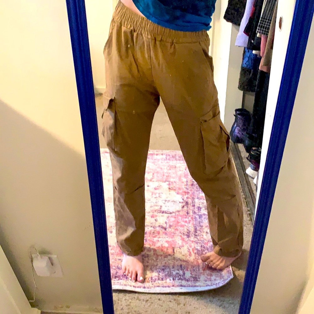 Beige cargo pants